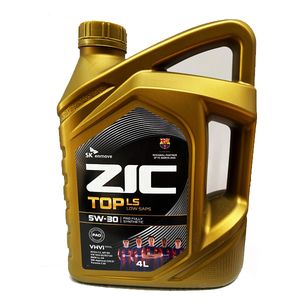 روغن موتور خودرو بنزینی زیک مدل top ls 5w30 sn حجم 4 لیتر